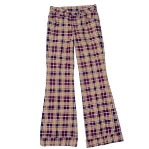 Levi’s vintage plaid wide leg pants
